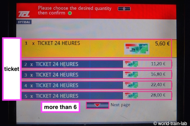 Select the number of tickets